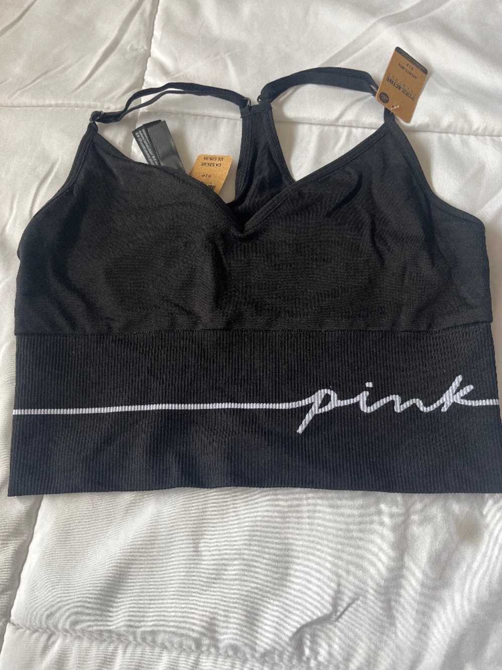 Pink Black top